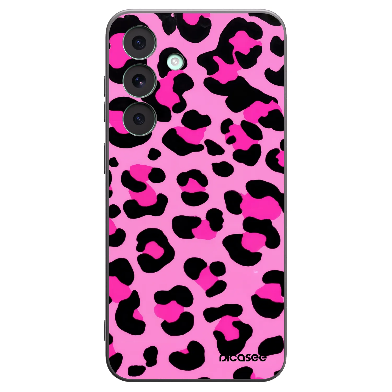 Picasee crna silikonska maskica za Samsung Galaxy S26 FE - Pink Tiger