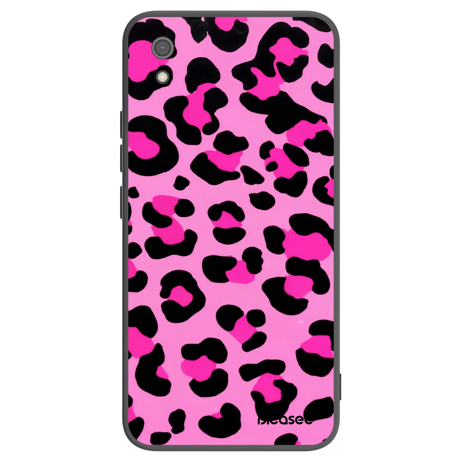 Picasee crna silikonska maskica za Xiaomi Redmi 7A - Pink Tiger