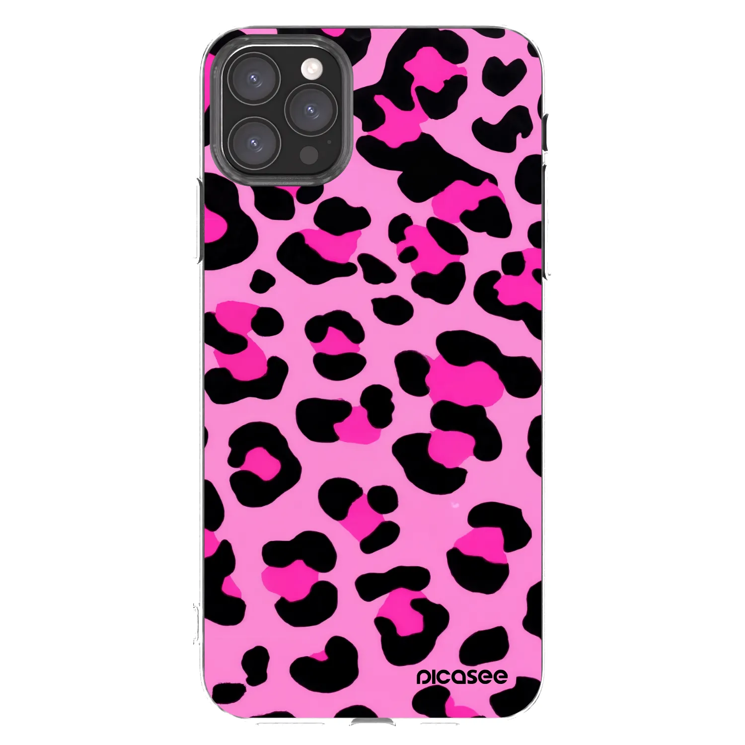 Picasee silikonska prozirna maskica za Apple iPhone 11 Pro Max - Pink Tiger