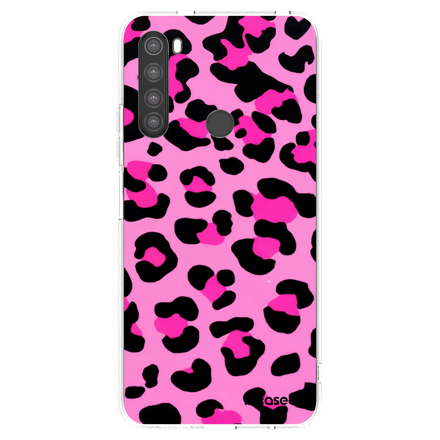 Picasee silikonska prozirna maskica za Xiaomi Redmi Note 8 - Pink Tiger