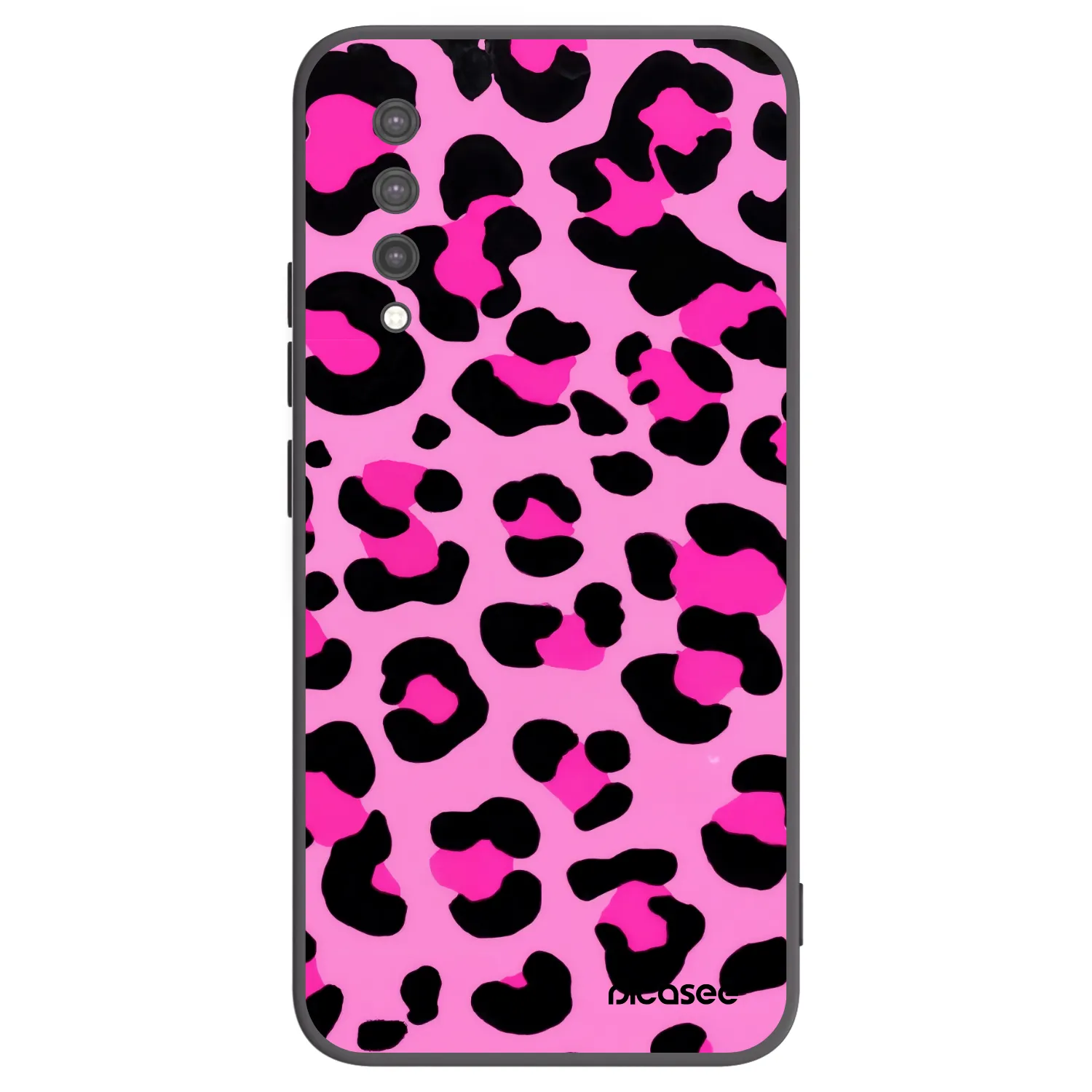 Picasee crna silikonska maskica za Xiaomi Mi 9 Lite - Pink Tiger