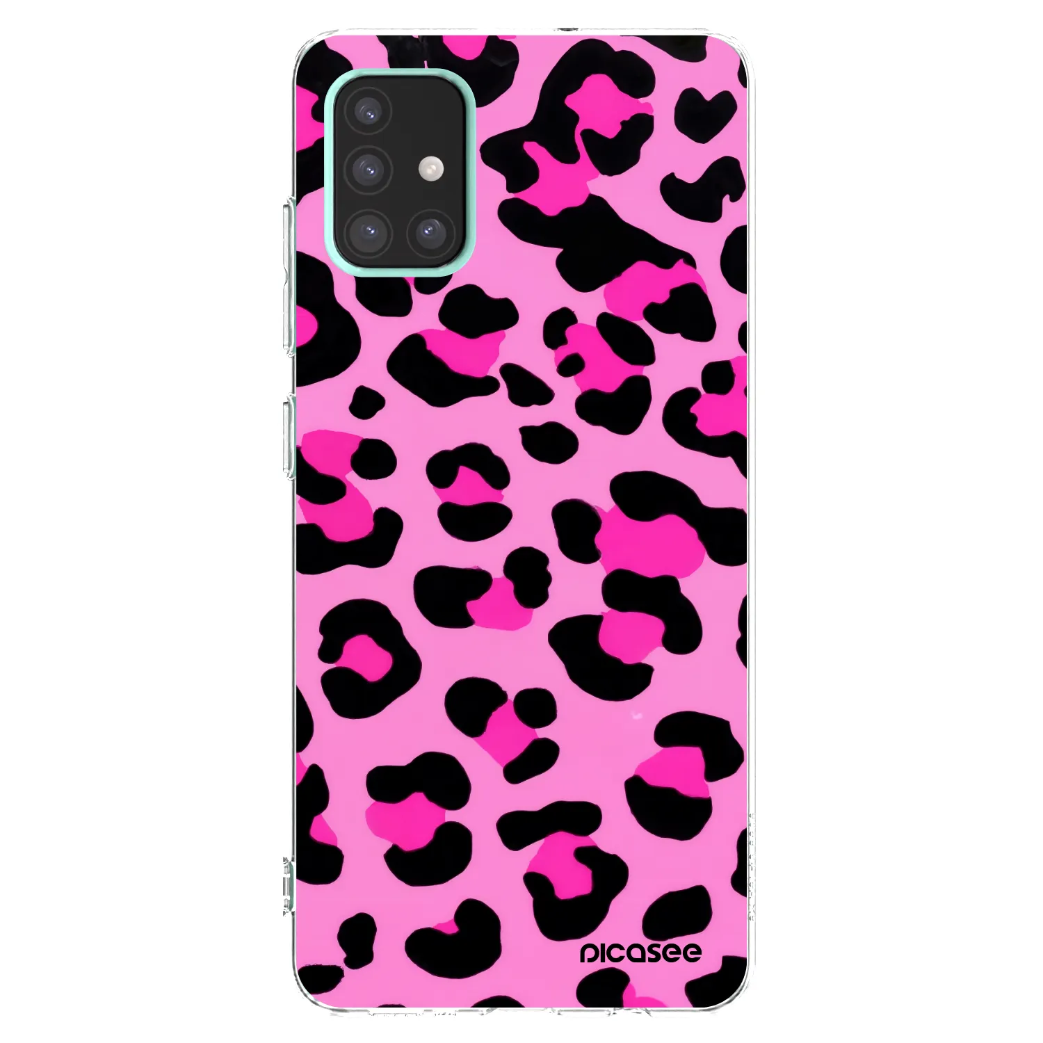 Picasee silikonska prozirna maskica za Samsung Galaxy A51 A515F - Pink Tiger