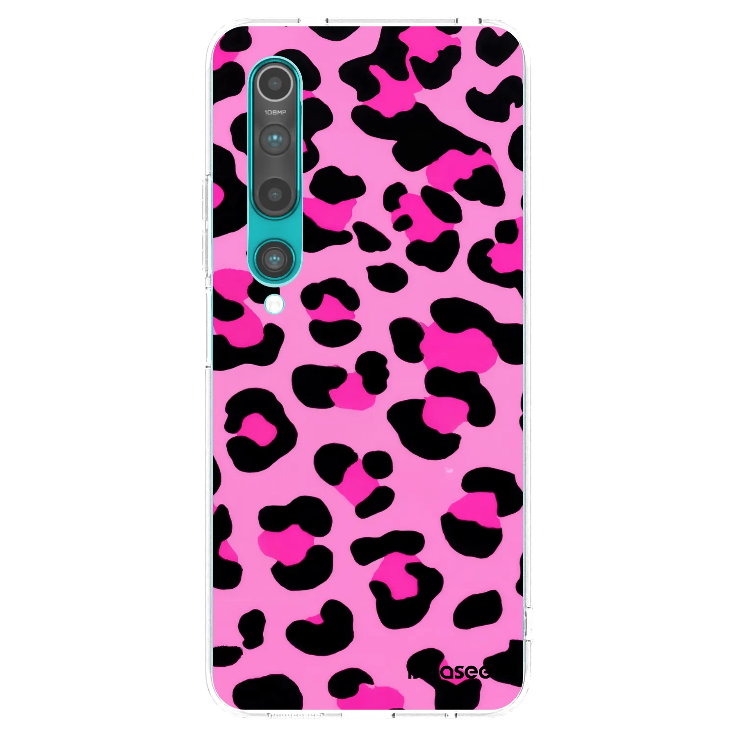 Picasee silikonska prozirna maskica za Xiaomi Mi 10 - Pink Tiger