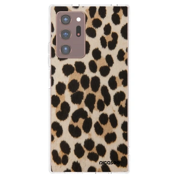 Picasee silikonska prozirna maskica za Samsung Galaxy Note 20 Ultra - Brown Tiger