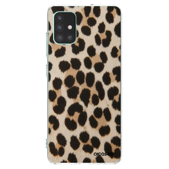 Picasee silikonska prozirna maskica za Samsung Galaxy M51 M515F - Brown Tiger