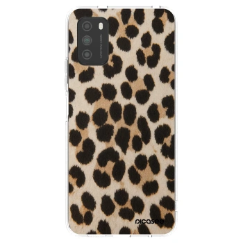 Picasee silikonska prozirna maskica za Xiaomi Poco M3 - Brown Tiger