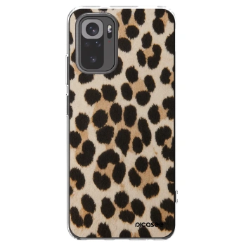 Picasee silikonska prozirna maskica za Xiaomi Redmi Note 10 - Brown Tiger