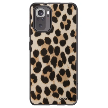 Picasee crna silikonska maskica za Xiaomi Redmi Note 10 - Brown Tiger