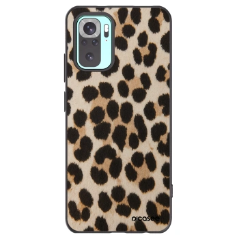 Picasee crna silikonska maskica za Xiaomi Redmi Note 10 Pro - Brown Tiger