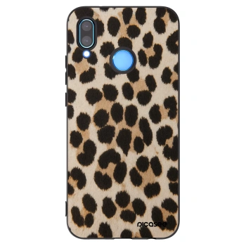 Picasee crna silikonska maskica za Huawei P20 Lite - Brown Tiger