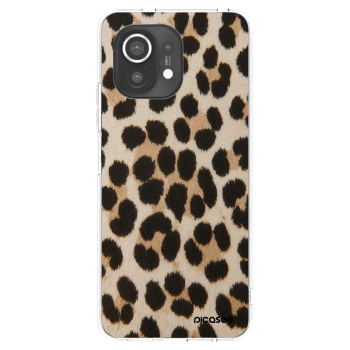 Picasee silikonska prozirna maskica za Xiaomi Mi 11 - Brown Tiger