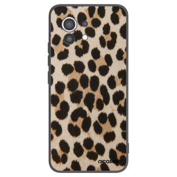 Picasee crna silikonska maskica za Xiaomi Mi 11 - Brown Tiger