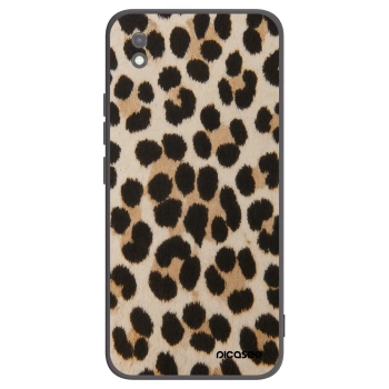 Picasee crna silikonska maskica za Xiaomi Redmi 9AT - Brown Tiger