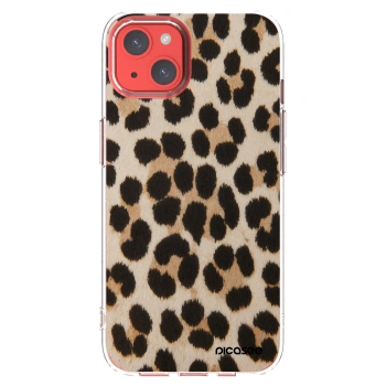Picasee silikonska prozirna maskica za Apple iPhone 13 - Brown Tiger