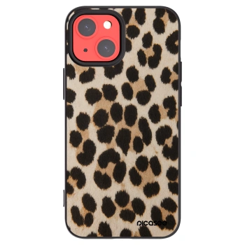 Picasee crna silikonska maskica za Apple iPhone 13 mini - Brown Tiger