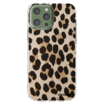 Picasee silikonska prozirna maskica za Apple iPhone 13 Pro Max - Brown Tiger