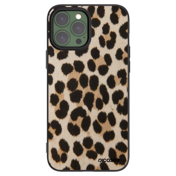 Picasee crna silikonska maskica za Apple iPhone 13 Pro Max - Brown Tiger