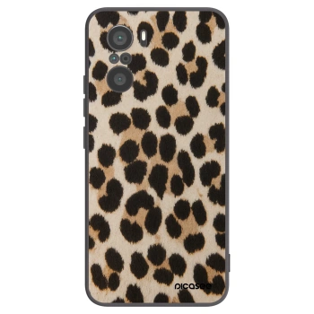 Picasee crna silikonska maskica za Xiaomi Poco F3 - Brown Tiger