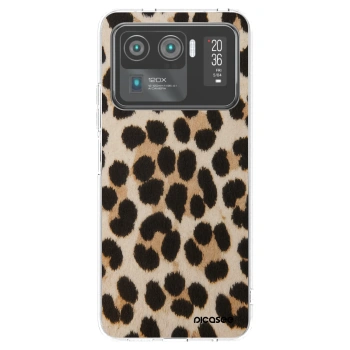 Picasee silikonska prozirna maskica za Xiaomi Mi 11 Ultra - Brown Tiger