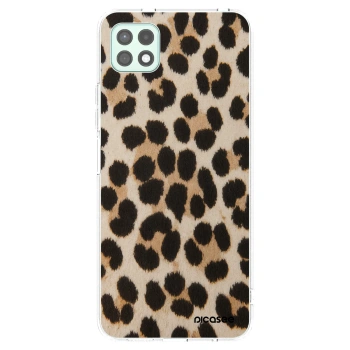 Picasee silikonska prozirna maskica za Samsung Galaxy A22 A226B 5G - Brown Tiger