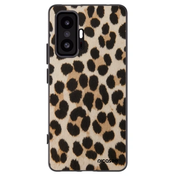 Picasee crna silikonska maskica za Xiaomi 11T Pro - Brown Tiger