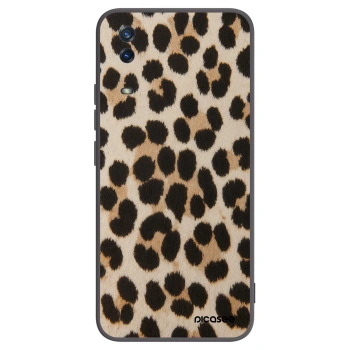 Picasee crna silikonska maskica za Vivo Y11s - Brown Tiger