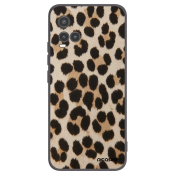 Picasee crna silikonska maskica za Vivo Y33s - Brown Tiger