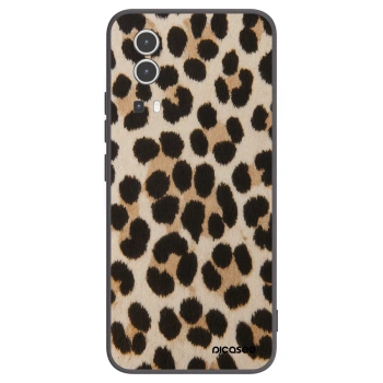 Picasee crna silikonska maskica za Vivo Y72 5G - Brown Tiger