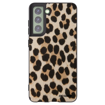 Picasee crna silikonska maskica za Samsung Galaxy S21 FE 5G - Brown Tiger