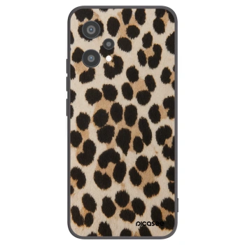 Picasee crna silikonska maskica za Realme 9 Pro 5G - Brown Tiger