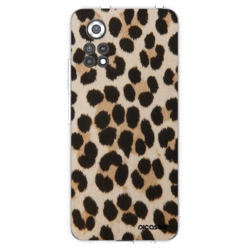 Picasee silikonska prozirna maskica za Xiaomi Poco X4 Pro 5G - Brown Tiger