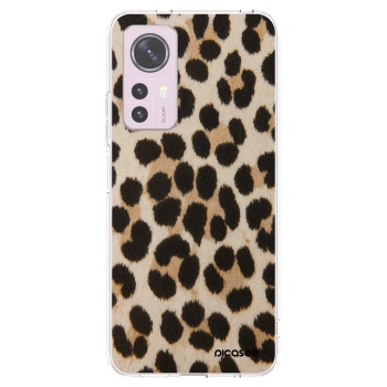 Picasee silikonska prozirna maskica za Xiaomi 12 - Brown Tiger