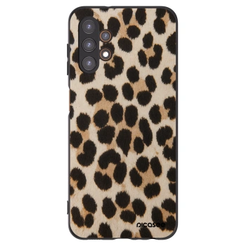 Picasee crna silikonska maskica za Samsung Galaxy A13 4G A135 - Brown Tiger