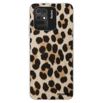 Picasee silikonska prozirna maskica za Xiaomi Redmi 10C - Brown Tiger
