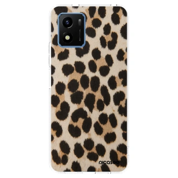 Picasee silikonska prozirna maskica za Vivo Y01 - Brown Tiger
