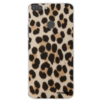 Picasee silikonska prozirna maskica za Huawei P Smart - Brown Tiger
