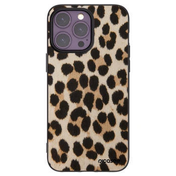 Picasee crna silikonska maskica za Apple iPhone 14 Pro Max - Brown Tiger