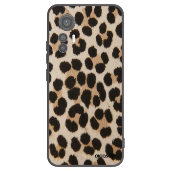 Picasee crna silikonska maskica za Xiaomi 12 Lite - Brown Tiger