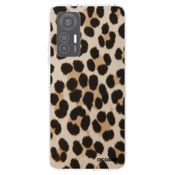 Picasee silikonska prozirna maskica za Xiaomi 12 Lite - Brown Tiger