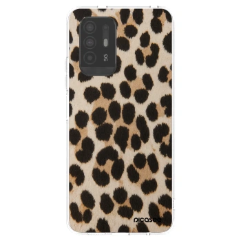 Picasee silikonska prozirna maskica za OPPO A94 5G - Brown Tiger