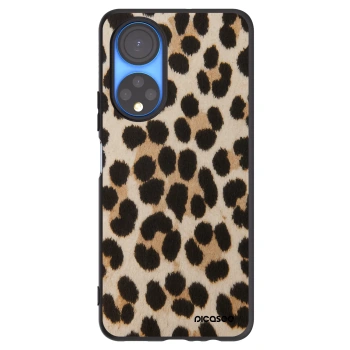Picasee crna silikonska maskica za Honor X7 - Brown Tiger