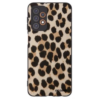 Picasee crna silikonska maskica za Samsung Galaxy A23 A236B 5G - Brown Tiger