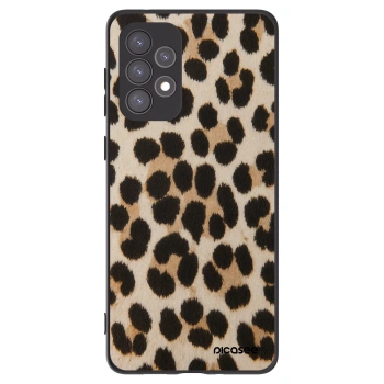 Picasee crna silikonska maskica za Samsung Galaxy A73 5G - Brown Tiger