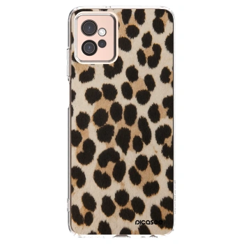 Picasee silikonska prozirna maskica za Motorola Moto G32 - Brown Tiger