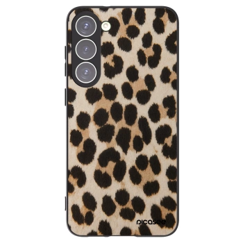 Picasee crna silikonska maskica za Samsung Galaxy S23+ 5G - Brown Tiger