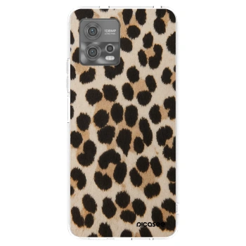 Picasee silikonska prozirna maskica za Motorola Moto G72 - Brown Tiger