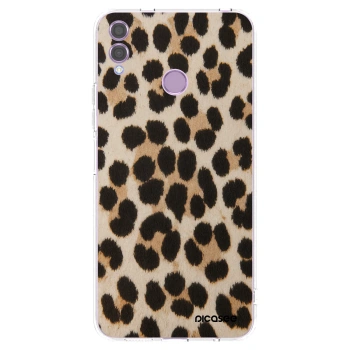 Picasee silikonska prozirna maskica za Honor 8X - Brown Tiger