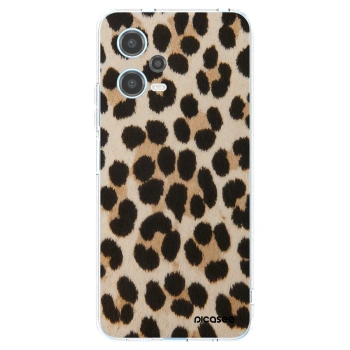 Picasee silikonska prozirna maskica za Xiaomi Redmi Note 12 5G - Brown Tiger