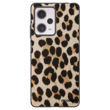 Picasee crna silikonska maskica za Xiaomi Redmi Note 12 Pro+ 5G - Brown Tiger