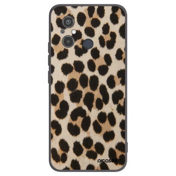 Picasee crna silikonska maskica za Xiaomi Redmi 12C - Brown Tiger